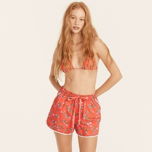 J. Crew Seaside coral floral shorts - Picture 6 of 7